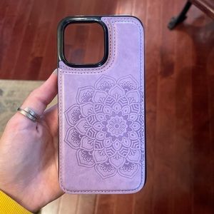 iPhone 15 pro max wallet phone case